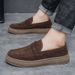 Fashion Platform Men Loafers Comfortable Mens Casual Lightweight Slip On Walking Sneakers Breathable Flats Driving Shoes_vogvips.com