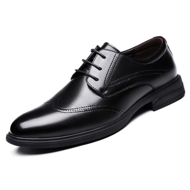 Suitable For All Seasons Upgraded British Business Casual Men's Sole Soft Surface Formal Spring Autumn Winter Leather Sweat-Absorbing Breathable_vogvips.com