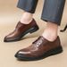 2024 New Leather Ultra Fiber Summer Breathable Business Formal Shoes Men's Youth Casual Height Increasing British Style_vogvips.com