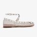 European And American Cross-Border Trade New Fashion Show Mesh Rhinestone One-Strap Niche Large Size Flat Original Toe_vogvips.com