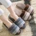 Winter Women's Open-Toe Slippers Men 2024 New Indoor Thick-Soled Home Warm Furry Shoes For Women_vogvips.com