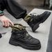 European Warm Series Martin Boots High Top Height Increasing Work Outdoor Hiking Casual Fashion Thick Sole Men's Shoes_vogvips.com