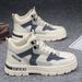 European Warm Series Men's Martin 2025 New Autumn High-top Casual Summer Youth White Shoes Mid-top Height-increasing Work Boots_vogvips.com