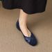 French-style Low-heeled Women's A Shallow Cut, Matte Finish, 2026 Summer-autumn New Model, Comfortable For The Feet,_vogvips.com