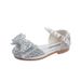 Girl Princess Small And Large Children Single Shoe Dance Show Shoe Bow Girl_vogvips.com