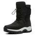 High-top Adult Men And Women Couples Cotton Outdoor Cotton Shoes Warm Non-slip Matte Hiking Shoes_vogvips.com