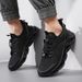 Hot Selling Trendy Lightweight Fly Woven Sports Men's Breathable Casual Running Shoes Trend_vogvips.com
