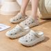 Women's EVA Cropped Shoes Summer Thick Soled Non Slip Slippers Height Increasing Odor Resistant Outdoor Beach Shoes For Men_vogvips.com