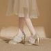 Women S Shoes Z Diamond Glitter Thick Heel Heels New Style Outdoor Wear Autumn And Winter High Grade Fur Warm_vogvips.com
