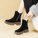 New Women's Snow Boots With Winter Insulation And Warmth Martin Short Boots, Casual And Plush Thick Cotton Boots_vogvips.com