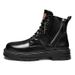 European Warm Series High-top Martin For Men, Autumn New British Style With Zipper Design, Height-increasing Thick-soled Men's Boots_vogvips.com