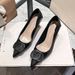 2025 Autumn New Soft Leather High Heels With Metal Loop Buckle Design Pointed Shallow Mouth Commuter Single Shoes_vogvips.com