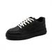 Thick-Soled Men's Autumn New Versatile Casual Sports Low-Top Sneakers Student Height-Increasing Black Soft-Soled_vogvips.com