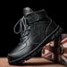 Martin Boots Men's High-top Shoes Breathable Sports Short Boots Leather Shoes Tide_vogvips.com