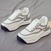 2024 Spring New Versatile White Sneakers For Women, Sports Casual Dad Shoes, Ins Trendy Thick-Soled Internet Celebrity_vogvips.com