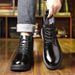 European Warm Series Winter Martin Warm Snow Boots Genuine Leather Men's Shoes Fleece Lined Thickened Cold-Resistant_vogvips.com