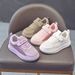 New Children's White Four Seasons Non-Slip Flat Trendy Little Boys Mesh Casual Versatile Girls' Shoes_vogvips.com
