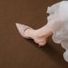 2026 Autumn And Summer New French Pointed Pink Rhinestone Sequins Thin Heel Light Mouth Sandals High Heels Fashion Shoes_vogvips.com