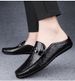 Half-drag Casual Men's Casual Shoes Service Men's Casual Leather Shoes Soft-soled Lazy Loafers_vogvips.com