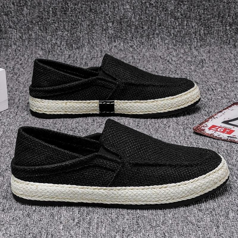 2024 New Men Casual Shoes New Sports Casual Slip On Flat Board Shoe Student Low Top Breathable Canvas Shoes Chaussure Hombre_vogvips.com