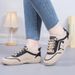 2026 New Spring And Autumn Leather Soft Sole Women's Casual Non-Slip Sports Sneakers, Lightweight, Durable, Versatile_vogvips.com