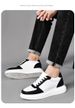 Men's Shoes Inner Height Increase Sports And Leisure Shoes, Small White Shoes, Low-top Cowhide Surface Thick-soled Running Sports Board Shoes_vogvips.com