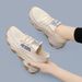 2024 Women's Spring New Single Korean Versatile Casual Comfortable Breathable Sports Increase Weight And Show Slim Mesh_vogvips.com