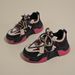 New Spring And Summer Daddy Women's Mesh Surface Increased Leather Thick Bottom Lightweight All-match Thin White Shoes_vogvips.com