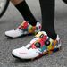 New Style Cycling Shoes With Locks, Double Buckle Lock Shoes, Men's And Women's Road Bicycle Power Shoes, Hard Bottom Mountain Bike Rubber Bottom_vogvips.com