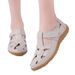 Spring And Summer New Women's Beach Hollow Fashion Flat Sandals Versatile Cross-Border Exclusive_vogvips.com