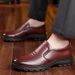 Dad's In Autumn Winter With Plush Warm Leather Business Casual Shoes, One Foot Leather, Extra Large Size For Middle-aged_vogvips.com
