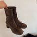 Women's Chunky Heel Ankle Boots - Side Zipper Ballet Flats With Bow Detail | Round Toe Comfort | Fall/Winter Fashion Booties_vogvips.com