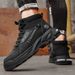 Men's British Style Thick-Sole Martin Boots – Rugged & Stylish High-Top Work Boots For Autumn & Winter, Anti-Slip Outdoor Casual Shoes_vogvips.com