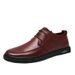 Men's Shoes Low-top Shoes Casual Lace-up Single Shoes Formal Men's Men's Leather Shoes_vogvips.com