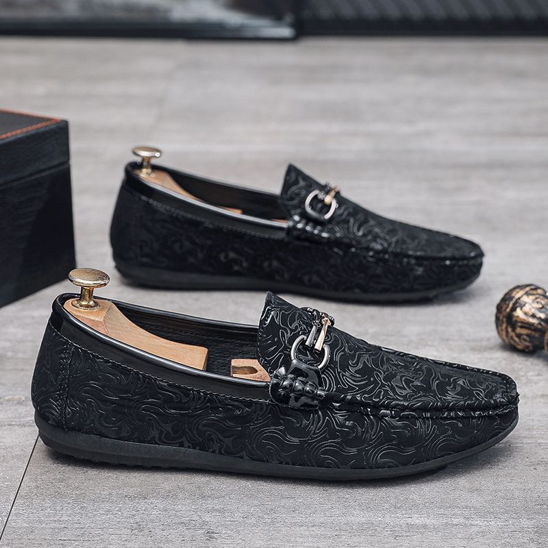 SHLIANG Fashion Men's Slip-On Flat Bottom Fashion Casual Shoes Breathable Comfortable Insole Large Size Loafers Durable Seams X0028_vogvips.com