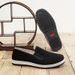 ShoeVault Summer Old Beijing Cloth Men, New Black Driving Work Shoes, Slip-On For Middle-Aged And Elderly Dads, Casual Shoes_vogvips.com