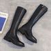 Long For Women New Autumn Winter Black Over-the-Knee Thickened High Martin Boots_vogvips.com