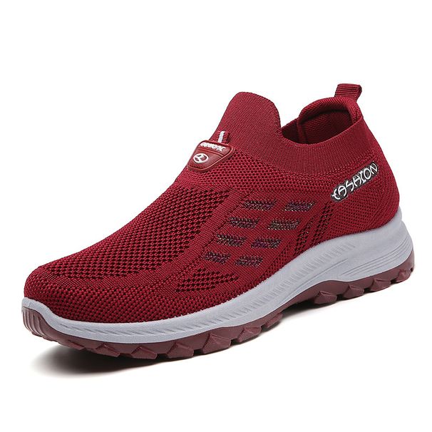 Spring Walking Shoes For Middle Aged Mothers, Soft Soles, Non Slip And Non Tiring Casual Non Slip Sports Travel Shoes_vogvips.com