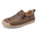 Cross-border Bestseller 2024 Autumn Slip-on Men's Retro Handmade Outdoor Soft-soled Driving Casual Leather Shoes Large_vogvips.com