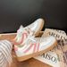 Women's Casual Sport Flat Bottom Versatile All-Match Shoes For Retro Suede Buckle Breathable Wear-resistant_vogvips.com