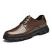 Men's Leather Shoes With Thick Soles And Soft Soles Middle-aged Casual Leather Shoes Men's Leather Shoes_vogvips.com