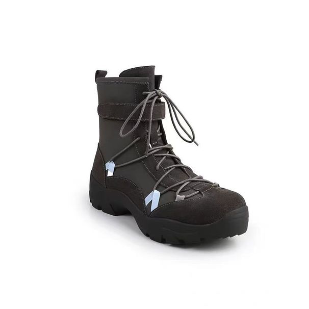 Platform Sole Retro Short For Women Autumn Winter New Fashion Versatile High-Value Lace-Up Slimming Martin Boots_vogvips.com