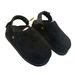 Women's Shoes Slippers For Women Fashion Versatile Cowhide Thick Bottom Velcro Closed Toe Slippers_vogvips.com