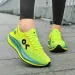 Women And Men's Lightweight Blue Purple Gradient Mesh Running Shoes Breathable Upper Daily Outfit_vogvips.com