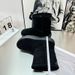 New Winter Thick-Soled Mid-Calf Snow Boots For Women, Lamb Wool Short Boots, Height Increasing, Non-Slip,_vogvips.com