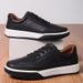 The First Layer Of Cowhide Leather Lace-up Men's Board Shoes Single Shoes Casual Four Breathable White Shoes Men_vogvips.com