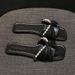 Fairy-style Exquisite French Pearl Slippers Women, 2026 Summer New Flat Sandals To Pair With Dresses, Perfect For_vogvips.com