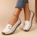 New Loafers Casual Women's Flat Shoes Soft Soles Soft Shoes Comfortable Large Size Bean Women's Shoes_vogvips.com