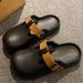 Bebealy Classic Women Clogs Slippers Women Garden Shoes EVA Light Beach Sandals With Double Buckle Pool Slippers Shower Shoes_vogvips.com
