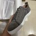 Foreign Trade Red Sole 2025 Shoes New Fashion Trendy Men's Light Gray La-up Casual European Sneakers With Smooth_vogvips.com